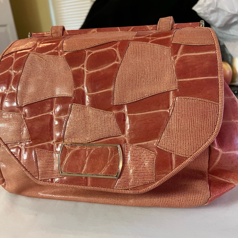 Leather handbag
